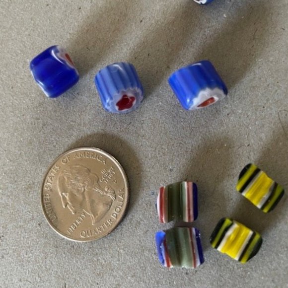 Jewelry Antique Chevron Glass Bead Poshmark